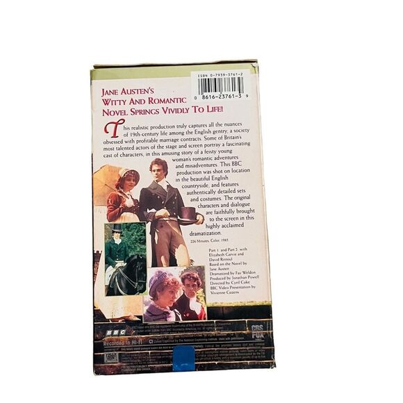 10/$25🦋 Jane Austen's Pride & Prejudice VHS Set - Picture 3 of 7